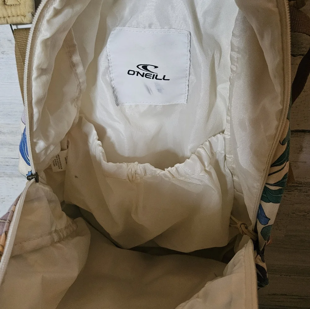 O'NEILL Floral Hibiscus Backpack Boho Beach - Picture 5 of 6